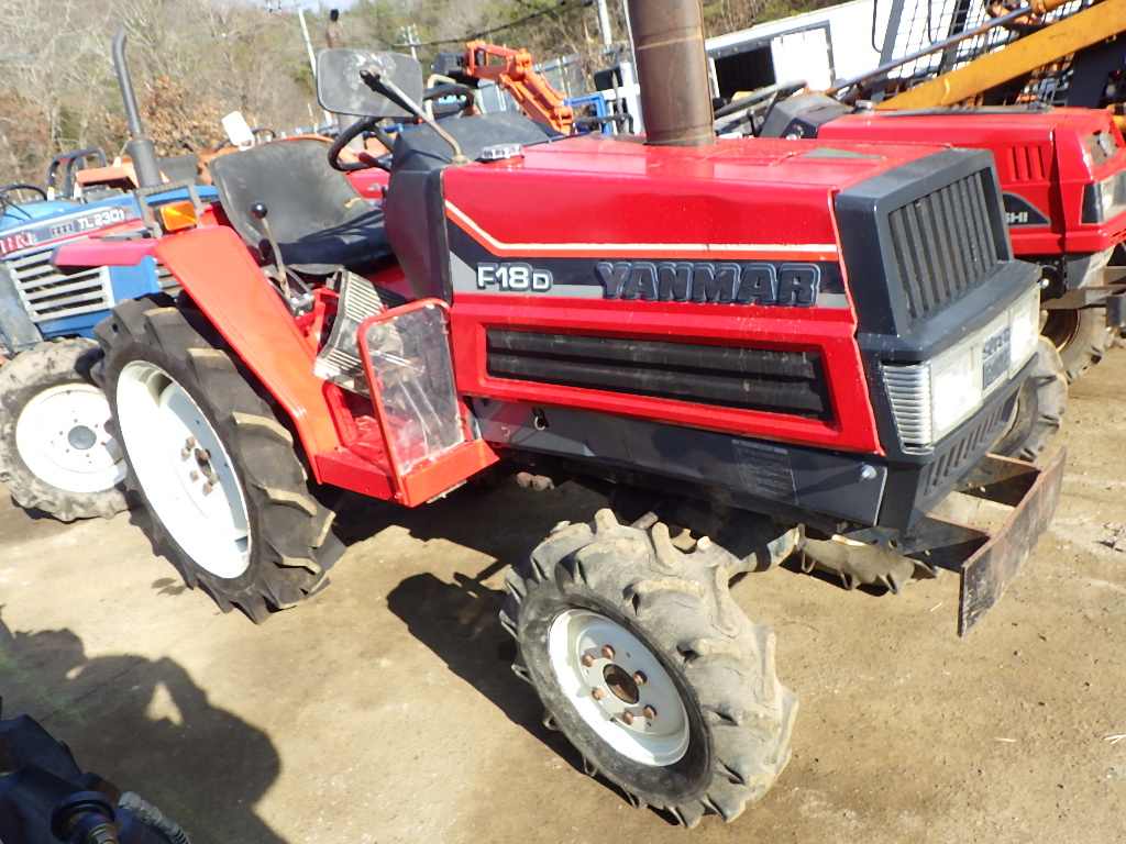 Yanmar F-18, moteur diesel 21 CV, 348 heures, 4 roues motrices