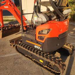 Mini Pelle Kubota U17-3 avec Remorque de Chantier en Aluminium