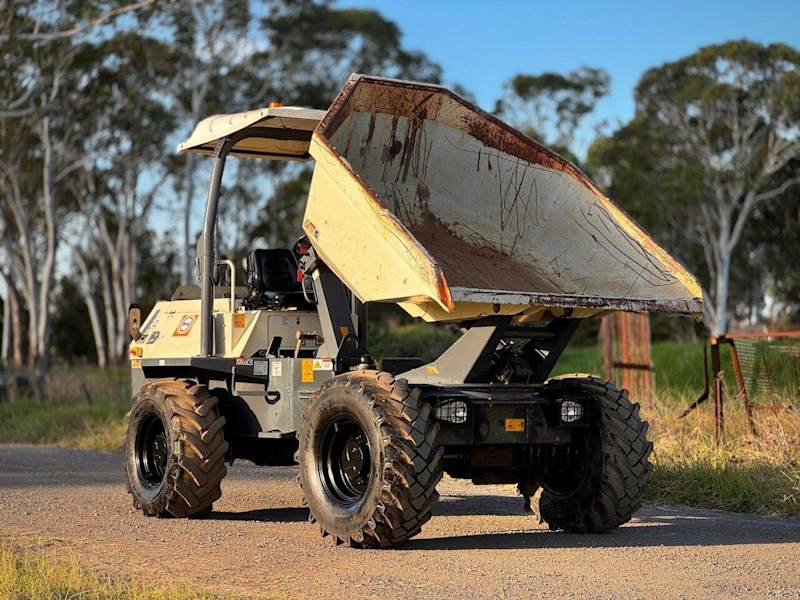 Terex ta6s transporteur tout-terrain articulé 6 tonnes 2014 dumper camion benne de chantier