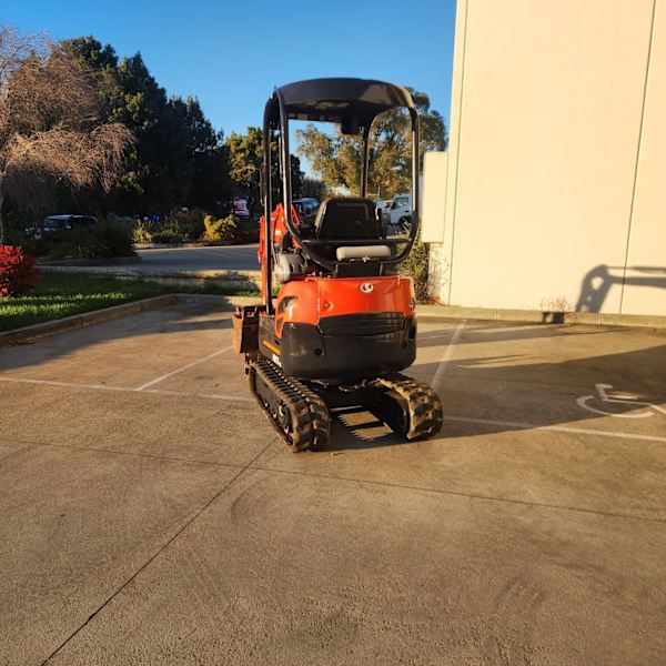 Mini Pelle Kubota U17-3 avec Remorque de Chantier en Aluminium – Image 12