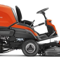 Rider HUSQVARNA avec bac RC318T (avec plateau de coupe)