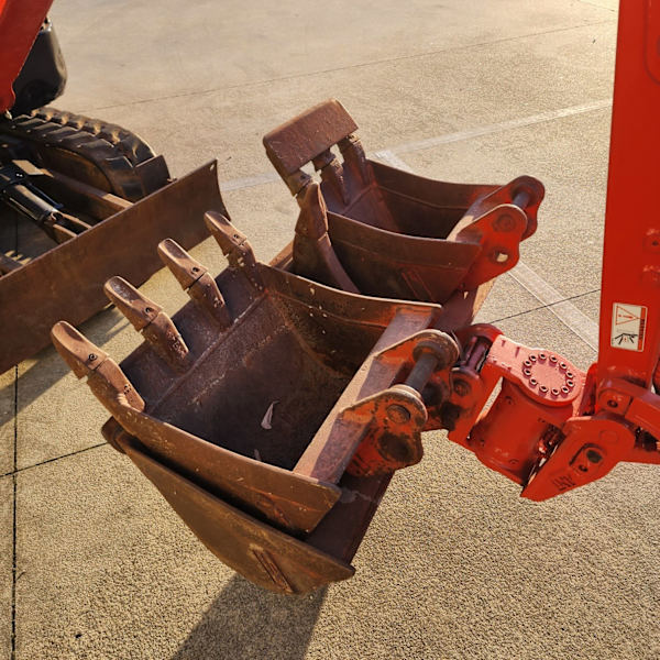 Mini Pelle Kubota U17-3 avec Remorque de Chantier en Aluminium – Image 8