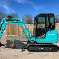 Mini pelle Kobelco SK 26 1E 2023 – Mini pelle 2,6 tonnes avec attache rapide hydraulique