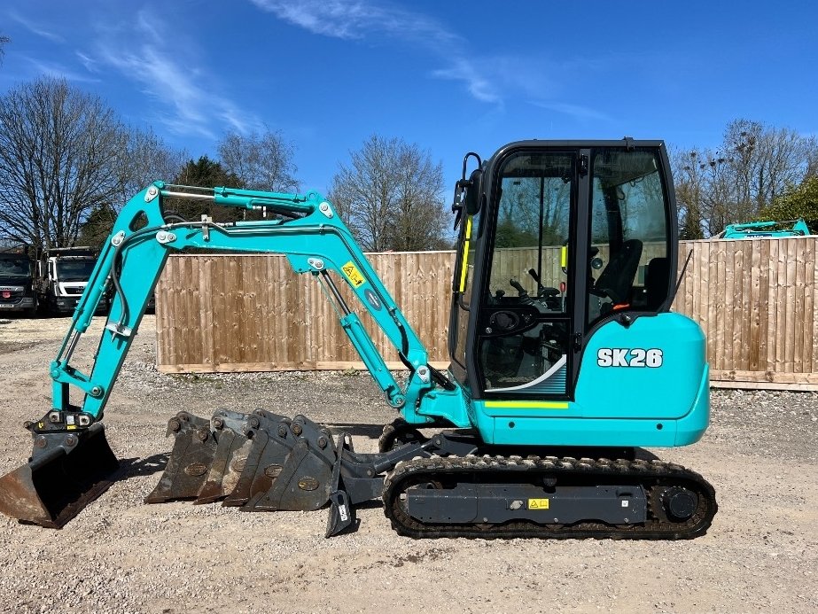 Mini pelle Kobelco SK 26 1E 2023 – Mini pelle 2,6 tonnes avec attache rapide hydraulique