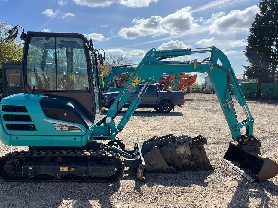 Mini pelle Kobelco SK 26 1E 2023 – Mini pelle 2,6 tonnes avec attache rapide hydraulique – Image 5