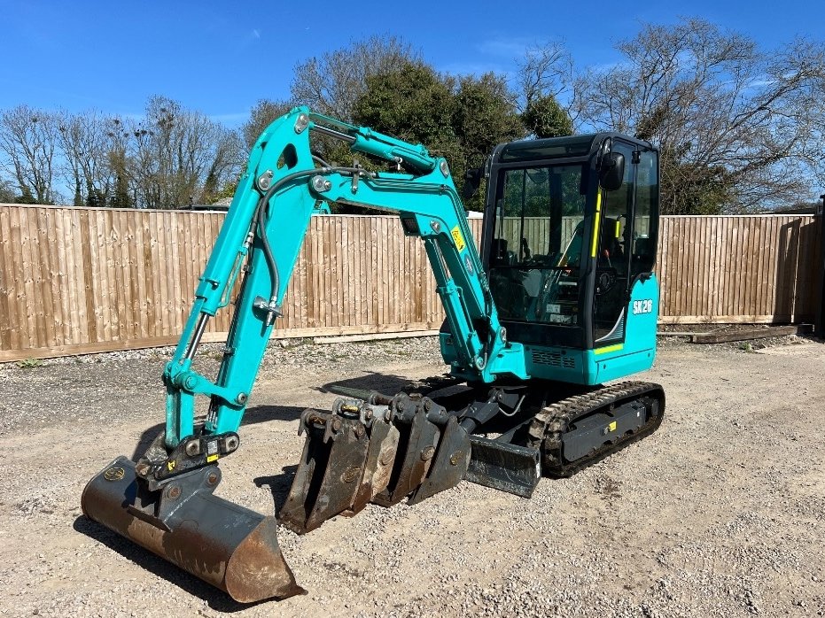 Mini pelle Kobelco SK 26 1E 2023 – Mini pelle 2,6 tonnes avec attache rapide hydraulique – Image 8