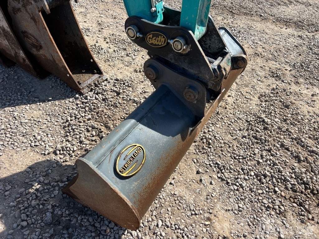 Mini pelle Kobelco SK 26 1E 2023 – Mini pelle 2,6 tonnes avec attache rapide hydraulique – Image 12